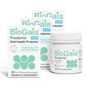 BioGaia Prodentis 3-Pack | 歯科用プロバイオティクス・ローゼンジ | 健康なグムと歯を促進 | 歯科問題に対する防御 | 経口マイクロバイオムを補充 | 口腔の健康を向上 | ミント風味 | 90 日 供給