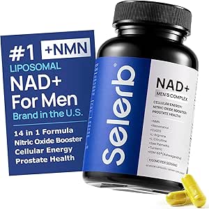 男性のためのNAD +サプリメント - Resveratrol、CoQ10、Lシトルリン、アンチエイジング、スタミナ&セルラーエネルギーサポート60カプセルのための男性のためのNitric酸化物前立腺の健康サプリメント