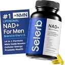 男性のためのNAD +サプリメント - Resveratrol、CoQ10、Lシトルリン、アンチエイジング、スタミナ&セルラーエネルギーサポート60カプセルのための男性のためのNitric酸化物前立腺の健康サプリメント
