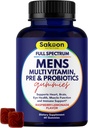 Sakoonの栄養のプロバイオティクスおよびプレバイオティクス、大人のMultivitamin A、C、D、E、B及び多く、サポート免除、エネルギー、健康、60の計算