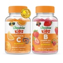 Lifeable Vitamin C Kids + B Complex Kids, Gummies Bundle - Great Tasting, Vitamin Supplement, Gluten Free, GMO Free, Chewable Gummy