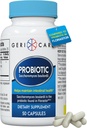 GeriCare S. Boulardii Probiotic Saccharomyces Boulardii - 女性と男性のための消化の健康のためのプロバイオティクス - 500mg - フローラストプロバイオティックGut式(50カプセル)の有効成分と比較して