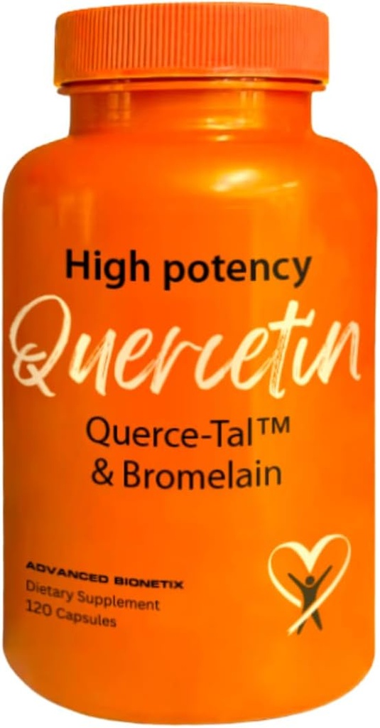 Querce-TalTM Quercetin + Bromelain 120 Vegカプセル | 高効力強化吸収生物学的利用能。 アンチ酸化防止をサポート, イベントをフレア, 心臓免疫健康, 包装 5 月 Vary