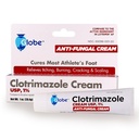 Globe ClotrimazoleのAntifungalのクリーム1% USP (1のoz)、反真菌の処置は、かゆみを取り除きます、燃え、割れ、連結された運動選手のフィート、Jock Itch、Ringwormおよび多くを模倣します