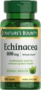 Nature's Bounty Echinacea、草の補足、サポート免疫の健康、400mg、100カプセル