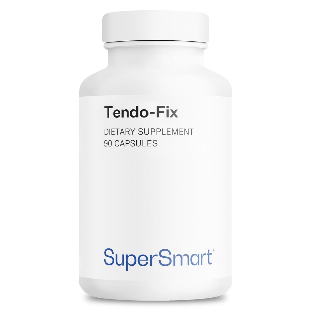 Supersmart - Tendo-Fix 750 mg Per Day - Increases Joint Mobility with Collagen | Non-GMO & Gluten Free - 90 Vegetarian Capsules