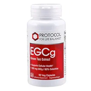 プロトコル EGCg 200 mg - 200 mg EGCg 緑茶抽出物 -  Phytonutrients & ポリフェノールサプリメント* - コザール & ヴィーガン - 90 ベジーカプセル