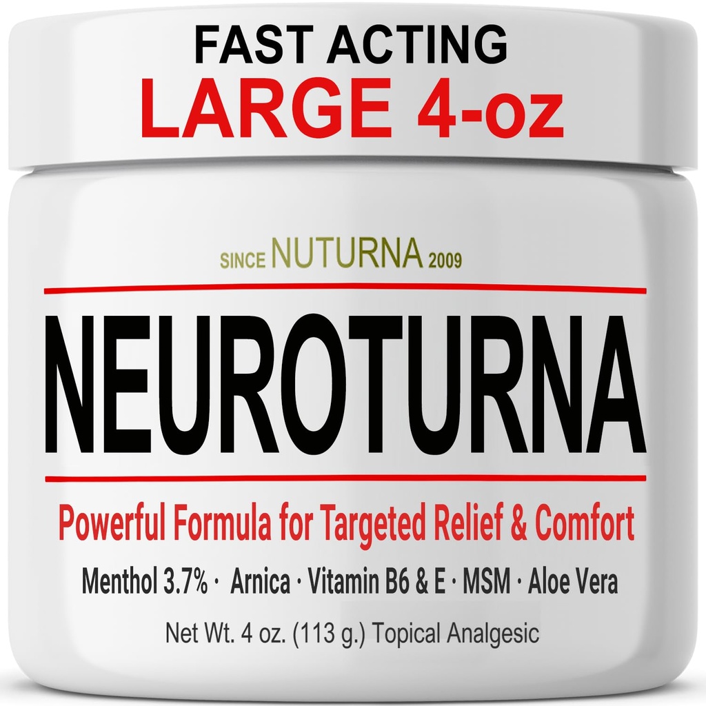 Neuropathy Nerveの救助のクリーム-フィートの手足のつま先のための速い代理の最高の救助-超強さのMenthol Arnica Aloe Vera MSMのSoothingの自然なNerveの慰めの救助、Paraben-Free 4 Oz