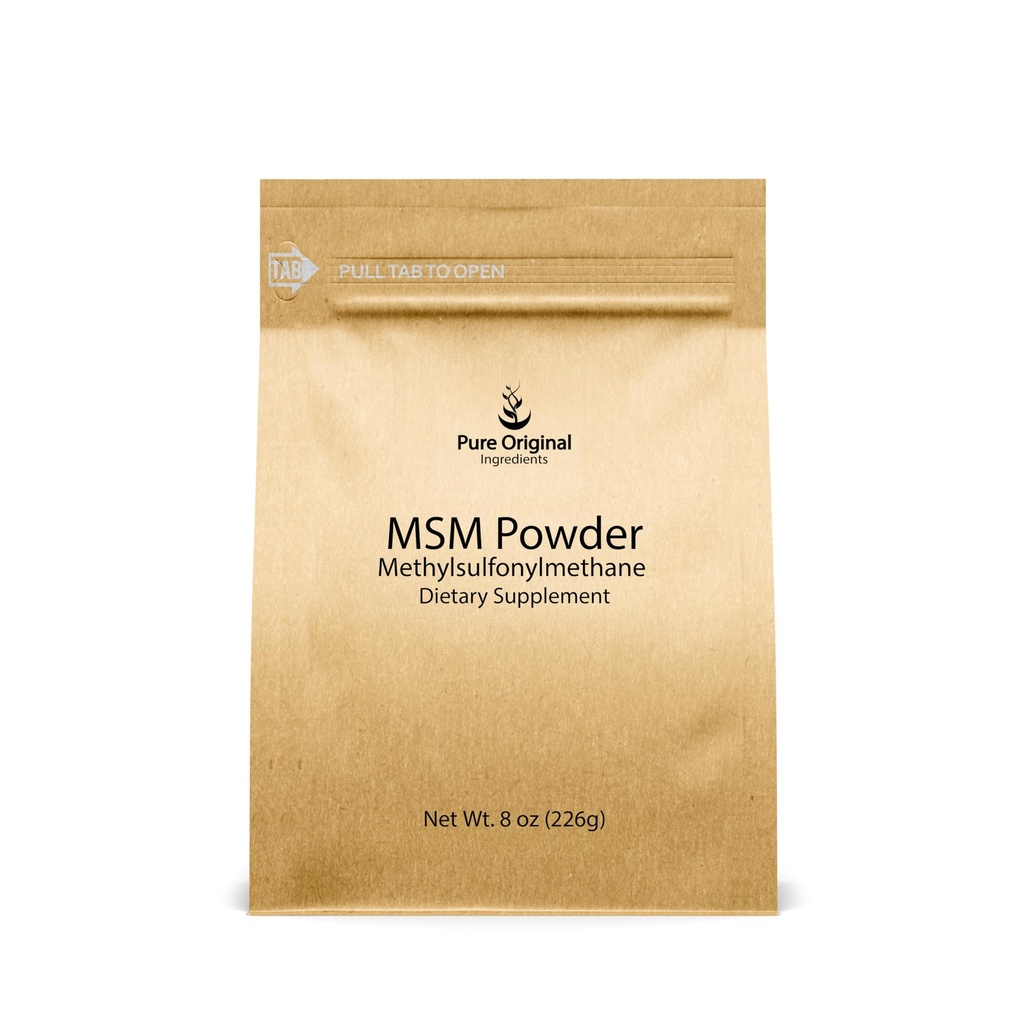 純粋な元のINGREDIENTSのMethylsulfonylmethane (8のoz) MSM、自然な硫黄、食事療法の補足