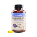 NatureWise 亜麻仁油 1200 mg, 魚無料オメガ 3 6 9 720 mg ALA, 心の健康サポートのための栄養補助食品 - 有機, 冷間プレス, 非GMO - 60 Softgels[2ヶ月の供給]