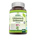 ハーブシークレット エキナセア & ゴールデンシール ルート サプリメント | サービングあたりの450 Mg | 250 ベジギーカプセル | 非GMO | グルテンフリー | アメリカ製 (250 ベジギーカプセル)