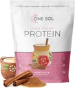 One Sol Lean Plant-Based Protein Powder, Pea & Brown Rice Protein, Low Carb, Vegan Friendly - Gluten, Lactose, & Soy Free - No Added Sugar, Non-GMO, Clean Nutrition, No Bloating (Horchata)
