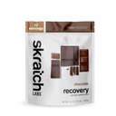 Skratch Labs Post Workout Recovery Drink Mix with Chocolate, (21.2 oz, 12 サービング) with Casein, Whey, Probiotics, Gluten Free, コーシャ, ベジタリアン
