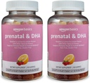 基本成分 プレナタル&DHA ギーミー、ラズベリー&レモン風味、90 カウント(前編)(パック 2)