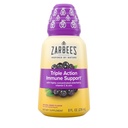 Zarbee」の液体の毎日の免疫力サポート、実質のElderberryのビタミンC及び亜鉛、昼間の使用のための黒いElderberryの味、8 Fl Ozのブランドはザビーです