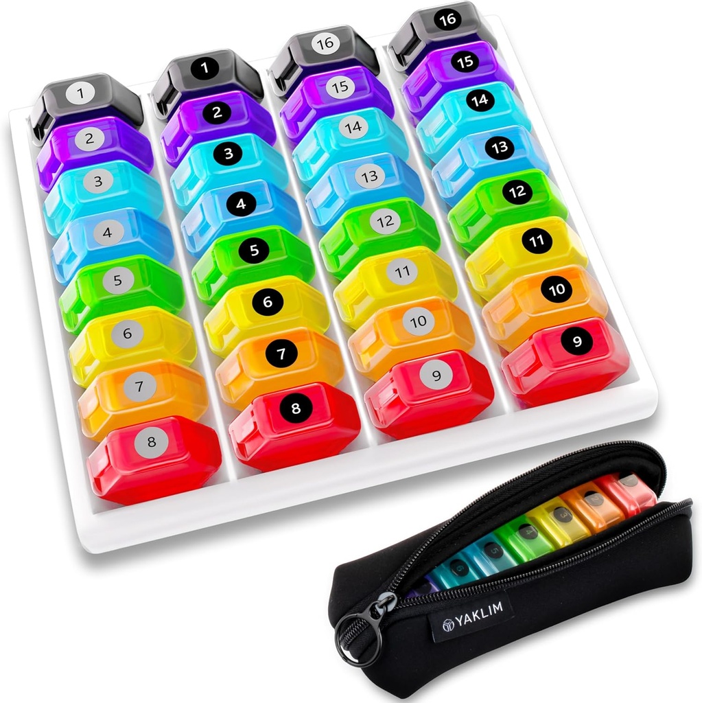 毎月の丸薬オーガナイザー1日:ラベル、携帯用毎月の丸薬箱、月の丸薬のホールダーのIthのビタミン、薬、魚油、補足のための携帯用ジッパー袋が付いている30日の丸薬のオルガナイザー