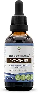 Tribe Yohimbeアルコールフリーの液体エキス、ワイルドクラフトYohimbe(Pausinystalia yohimbe)ドライバークチンチャーサプリメント(2FL OZ)の秘密