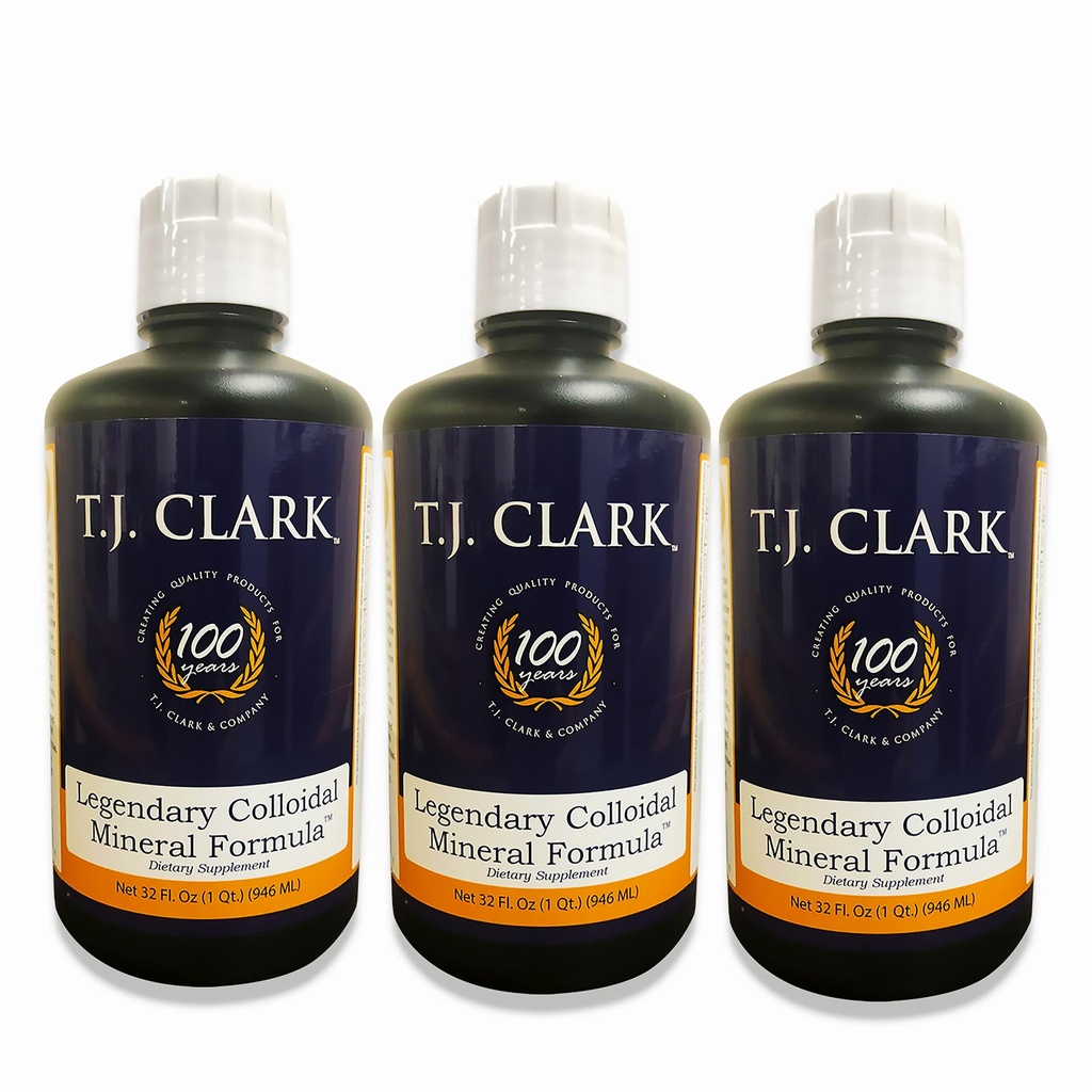 T.J.クラーク伝説のコロイドミネラルフォーミュラ32 fl. oz. (3パック) T.J.クラーク