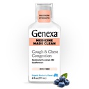 Genexaのきれいな咳及び箱の混雑の救助、染料は、0%の人工的な添加物、多症状の最高の強さの救助の咳のシロップ、咳の抑制剤及び Expectorantの有機性ブルーベリーの味、6つのflのoz放します