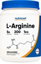 Nutricost L-Arginineの粉1KG - サービングごとの純粋なL-Arginine、5g