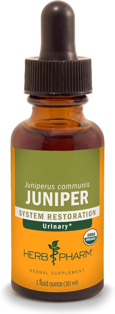 Herb Pharmは泌尿器系サポートJuniper 1 Fl Ozのための有機性液体のエキスを証明しました