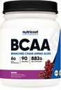 Nutricost BCAAパウダー(Grape、90サービング) - 最適2:1:1、ベジタリアン、非GMO