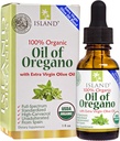 Oregano Organic Liquid Dropsのオイル(1 fl oz) - 有機オレガノオイル&オリーブオイルのブレンド、スペインで成長
