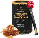 Pure Himalayan Shilajit Honey Sticks with Saffron – 30 Count | 75%+ Fulvic Acid, 85+ Trace Minerals | Natural Energy & Immunity Booster | Easy Single-Use Packets