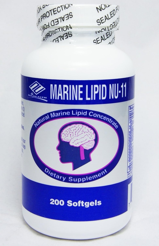 Marine Lipid Nu-11 in 1 Include : Fish Oil,soy Lecithin, Wheat Germ Oil, Selenlum Yeast, Garlic Oil, Grape Bark Extract, Vitamin E, Octacosand Powder, Evening Primross Oil, Orgenic Flaxseed Oil, Ginkgo Biloba Extract.