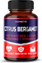Citrus Bergamot Supplement with Red Yeast Rice, CoQ10, Artichoke, Vitamin D3 - Support Overall Circulation Wellness and Immune System (150 Count (Pack of 1))