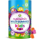 Nutracelle NUTRAMINシュガーフリー、アレルゲンフリー100%ビーガンガミー子供向けマルチビタミン - あなたの子供が大好き - 90のカウントボトル