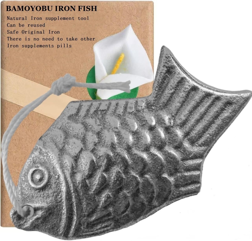 鉄の魚の調理用具あなたの食糧及び飲み物に安全な元の鉄、ビーガンのための鉄欠乏の危険を減らすために補足は妊婦および子供、母の日のギフトを模倣します