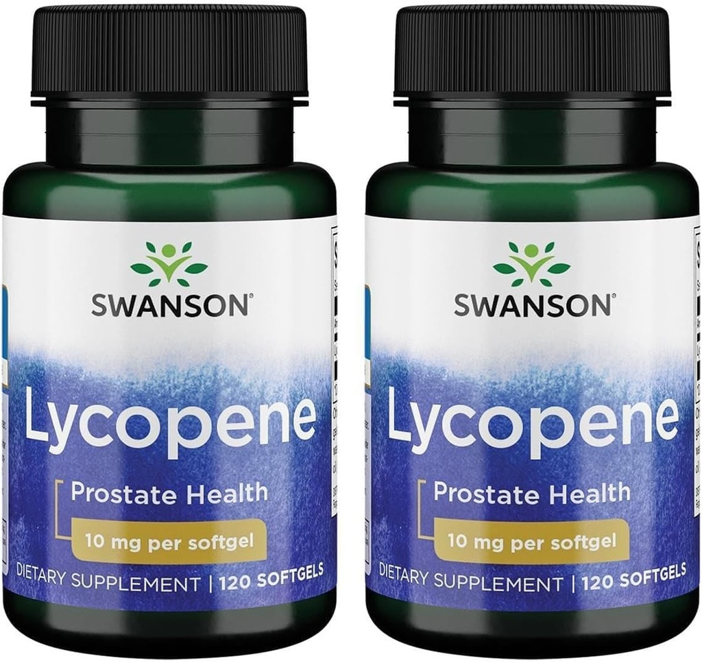 Swanson Lycopene 10 mg 120 ゲル (2 パック)