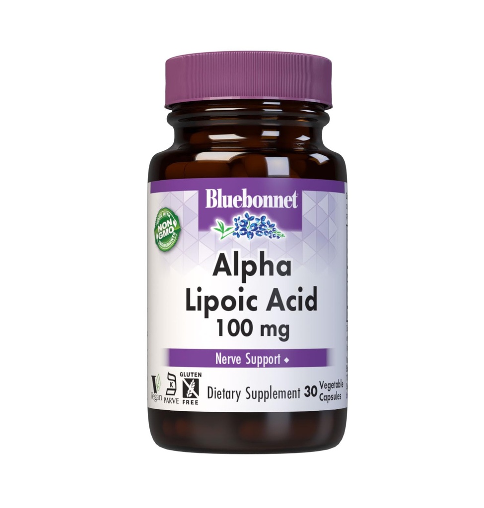 BLUEBONNET NUTRITION ALPHA LIPOIC ACID 100 の mg