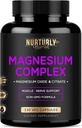 Magnesium Citrate & Oxide 500mg Complex Supplement - High Absorption Maximum Strength - Helps Support Bone Density and Strength, Muscles, Energy and Sleep - 120 Vegan Capsules