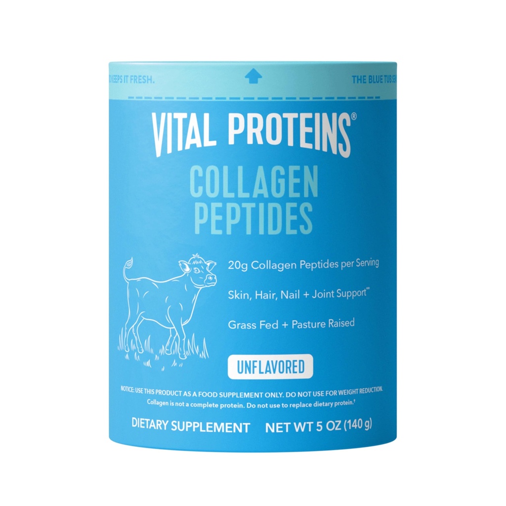 Vital Proteins コラーゲンペプチド 皮膚の毛の爪の関節の健康またはサポートのための粉末サプリメント - 加水分解コラーゲン - 風味の悪い, 7 サービング