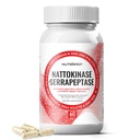 Nattokinase 2000 FU のセルプターゼ 240000 SPU の補足- Coenzyme CoQ10 のビタミン B6 のビタミン C の黒のペッパーのエキスによって高められる-人の女性のための Nattokinase 400mg のカプセル