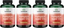 スワンソンカボチャの種油-高いBioavailable EFAs - (100 Softgelのカプセル、各1000mg) 4のパック