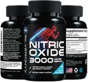 余分強さのニトリクシドの補足3X強さLのアルギニン、Citrullineのマレート、AAKG、ベータ アランナイン-NItricブースターを支える優れた筋肉-自然エネルギー及び中心の健康サポート- 180のカプセル