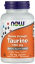 今の倍の強さのタウリンの神経系の健康1000mg 100のカプセルによるNOWの食糧