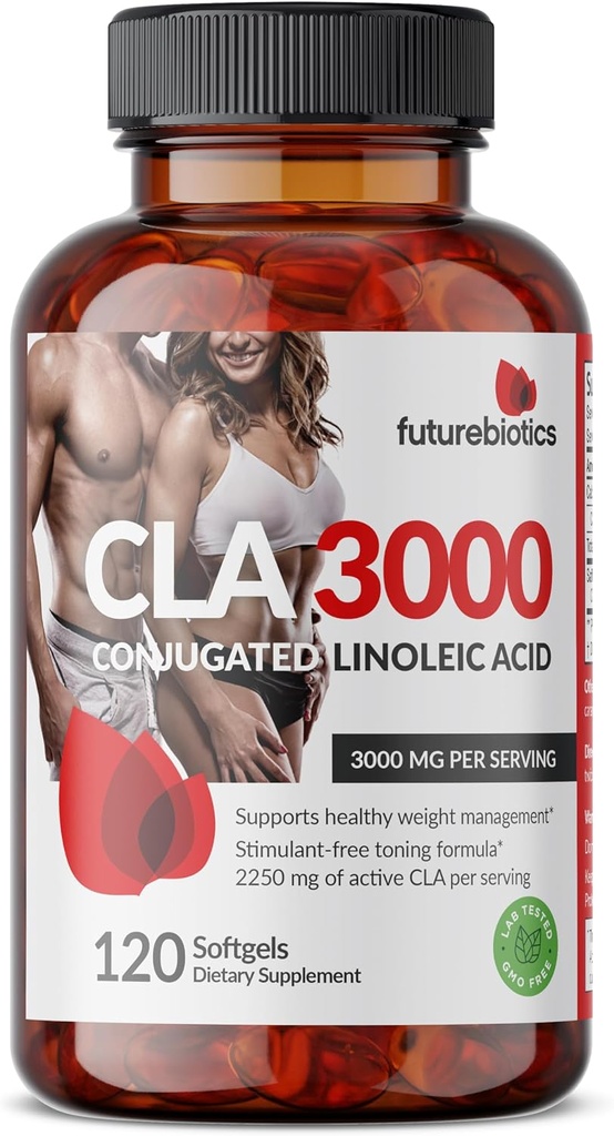 Futurebiotics CLA 3000の余分高い効力-非刺激的なConjugatedリン酸、非GMO、120のSoftgels