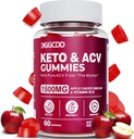 Keto ACV Gummiesの高度の重量- L0ss-、-女性のためのKetoのGummyの補足、1500MG AppleのサイダーのVinegar及びビタミンB12、ビーガン及び非GMOのデトックス及び洗剤、低いCarb、60の計算