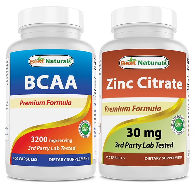 ベストナチュラルBCAA 3200mg&亜鉛クエン酸塩30mg