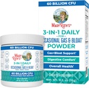 MaryRuth Organics 3-in-1 ガス&ブロアットプロバイオティクス | ノーマル消化機能のプロバイオティクス | 女性・男性向けプロバイオティクス | プレバイオティクス・ポストバイオティクス | 60 Billion CFU | 安定的 | 0.5 oz