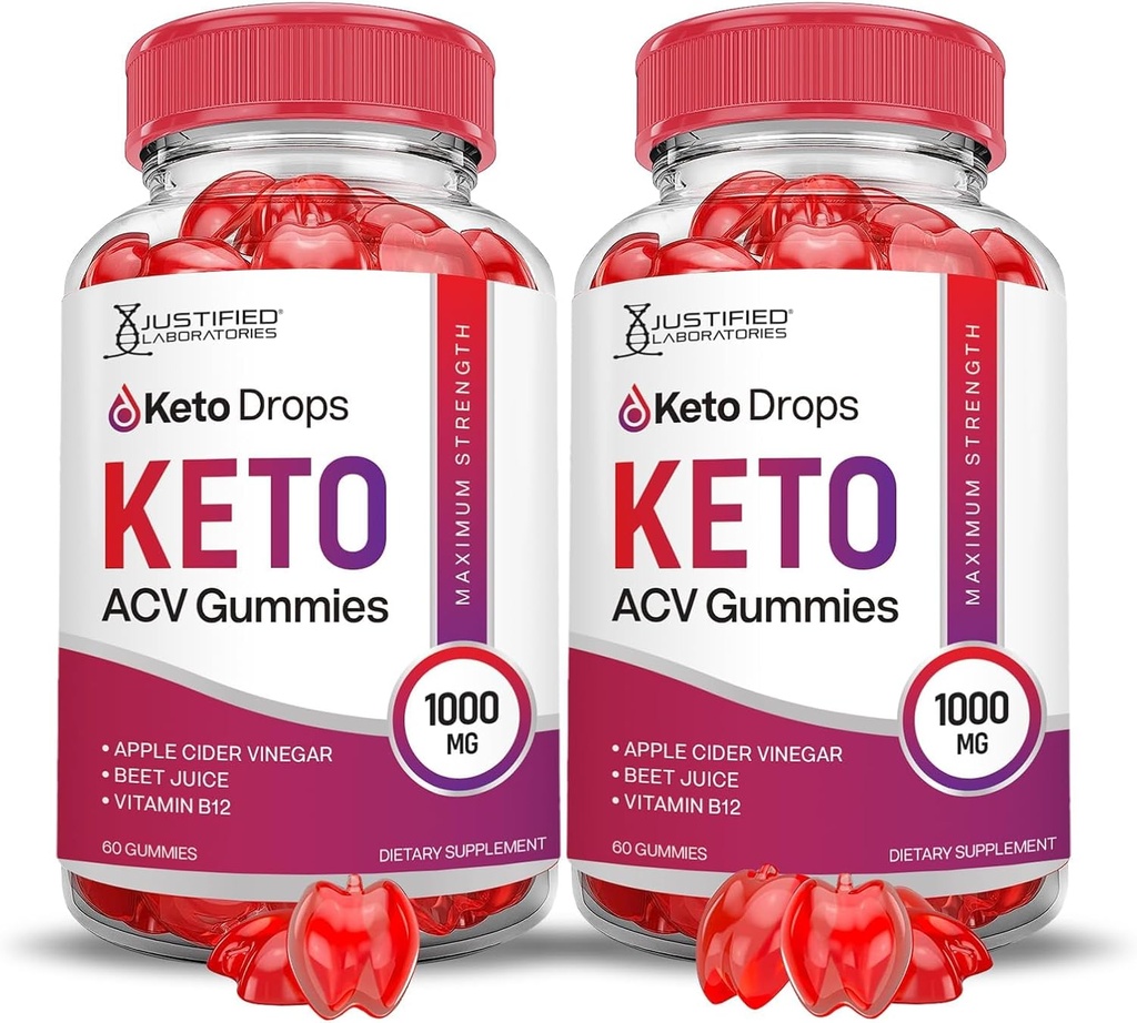 正当な実験室(2パックのKetoの低下Keto ACVのグミーの高度の方式1000MG Pomegranateのビート ジュースの粉B12のビーガン非GMO 120のGummysと方式化される