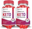 正当な実験室(2パックのKetoの低下Keto ACVのグミーの高度の方式1000MG Pomegranateのビート ジュースの粉B12のビーガン非GMO 120のGummysと方式化される