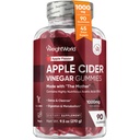 体重世界アップルサイダー 母親1000mg - 90グミ - ビタミンB6、B12、B9(葉酸)とデトックス、クレンジング、消化及び代謝のためのC - おいしい自然リンゴ風味