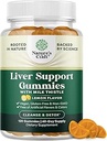 Natures Craft Cleansing Herbal Liver Detox Gummies Liver Support Milk Thistle Gummies with Artichoke Extract Turmeric CurcuminとL-Carnitine - ビーガンと非GMO - 甘いレモン(60のサービング)