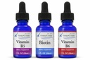 HoneyCombs Vitamin B5 Biotin B7 + Vitamin B6 Liquid Drops Bundle – Liquid Vitamin B Complex Supplement – B5 Pantothenic Acid B6 Pyridoxine Biotin Drops – Energy Support Liquid Vitamins – Alcohol Free,