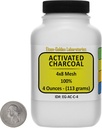 活性炭 [C] 100%のACSの等級のコースの微粒スペース セーバーのびん米国の4 Oz